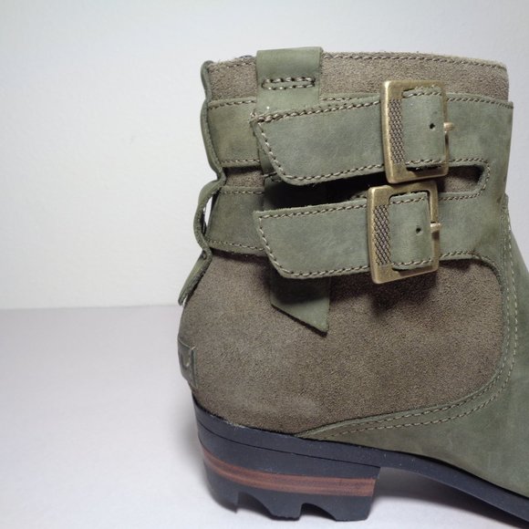 Sorel Size 7 M LOLLA BOOTIE Green New Boots - Picture 3 of 13